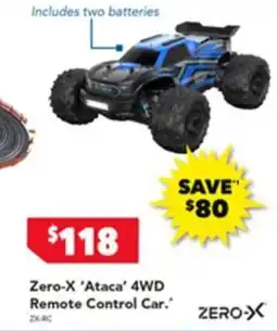 Harvey Norman Zero-x 'ataca' 4wd remote control car offer