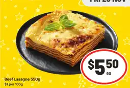 IGA Beef Lasagne offer