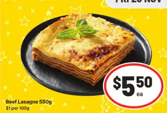Beef Lasagne