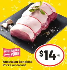 IGA Australian Boneless Pork Loin Roast offer