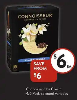 Foodworks Connoisseur Ice Cream Selected Varieties offer