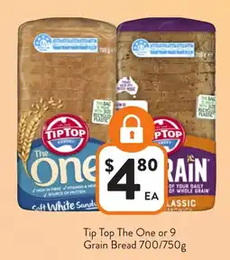 Foodworks Tip Top The One or 9 Grain Bread offer