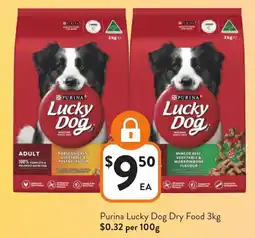 Foodworks Purina Lucky Dog Dry Food offer