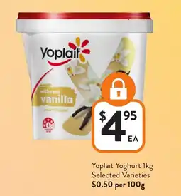 Foodworks Yoplait Yoghurt Selected Varieties offer