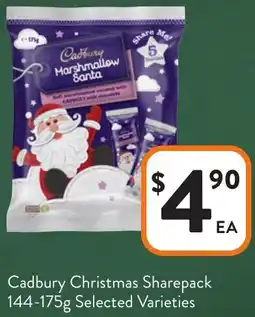 Foodworks Cadbury Christmas Sharepack Selected Varieties offer