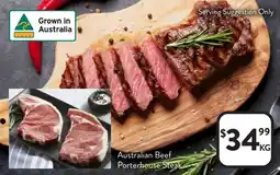 Foodworks Australian Beef Porterhouse Steak offer
