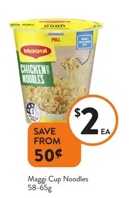 Foodworks Maggi Cup Noodles offer