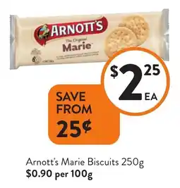 Foodworks Arnott's Marie Biscuits offer