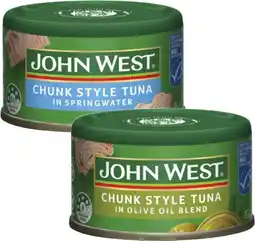 Coles John West Tuna 95g offer