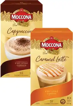Coles Moccona Café Classics Coffee Sachets 10 Pack offer