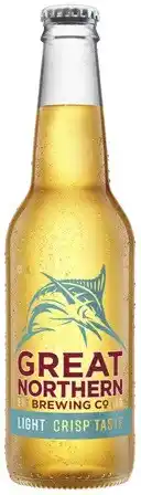 Coles NEW Great Northern Light Bottles 6x330mL offer