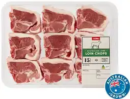 Coles Coles Australian Lamb Loin Chops offer