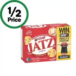 Woolworths Arnott’s Jatz Crackers Biscuits offer