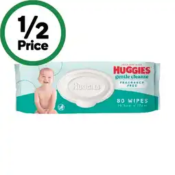 Woolworths Huggies Baby Wipes Pk 72-80 offer
