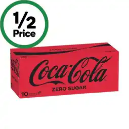 Woolworths Coca-Cola Classic, Zero Sugar or Diet Soft Drink Varieties offer