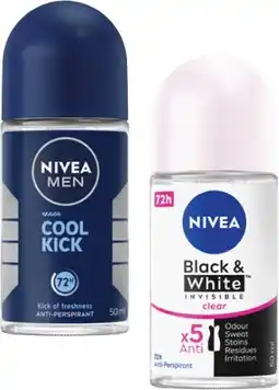 Coles Nivea Antiperspirant Roll On Deodorant offer