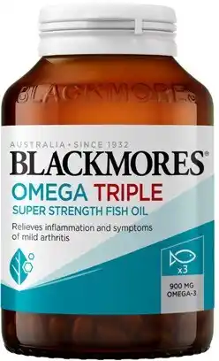 Coles Blackmores Omega Triple Super Strength Capsules offer