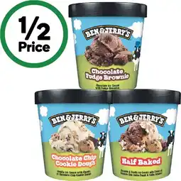 Woolworths Ben & Jerry’s Ice Cream Tubs offer