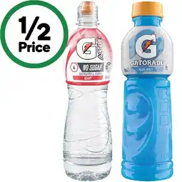 Woolworths Gatorade Sports Drink or G-Active Flavoured Water offer