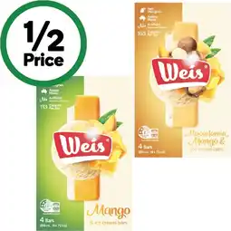 Woolworths Weis Bars Pk 4-6 offer
