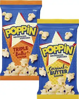 Coles Poppin Microwave Popcorn offer