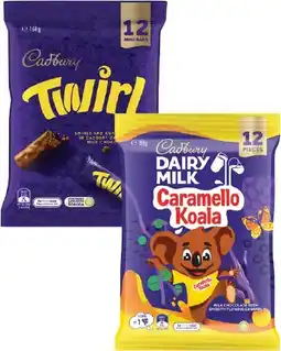 Coles Cadbury Sharepack 120g-180g offer