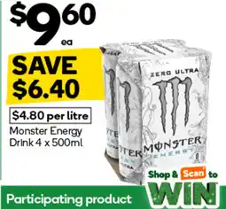 Woolworths Monster Energy Drink offer