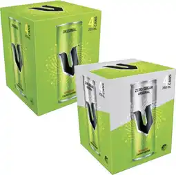 Coles V Energy Drink 4x250mL offer