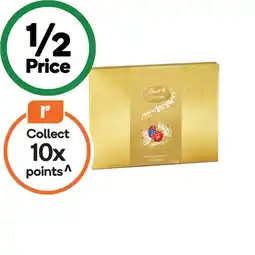 Woolworths Lindt Lindor Gift Box 232-235g offer