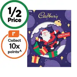 Woolworths Cadbury Advent Calendar 90g offer