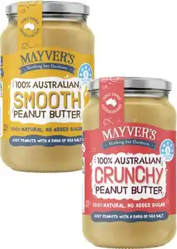 Coles Mayver's Peanut Butter offer