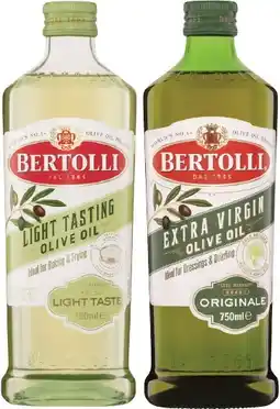 Coles Bertolli Olive Oil 750mL offer