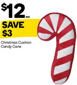 Woolworths Christmas Cushion Candy Cane offer