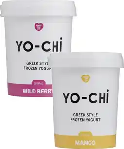 Coles Yo-Chi Greek Style Frozen Yogurt Tub offer