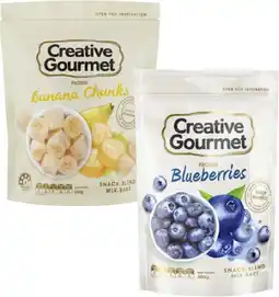Coles Creative Gourmet Frozen Blueberries 300g or Frozen Banana Chunks 500g offer