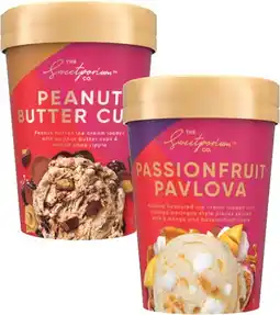 Coles The Sweetporium Co Ice Cream Tub 1 Litre offer