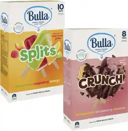 Coles Bulla Frozen Dessert Sticks 8 Pack-14 Pack 472mL-750mL offer