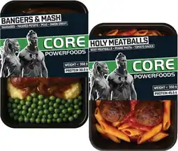 Coles Core Powerfoods Frozen Meal 350g offer
