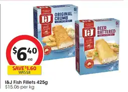 Coles I&J Fish Fillets offer