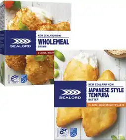 Coles Sealord Hoki Fillets 280g-300g offer