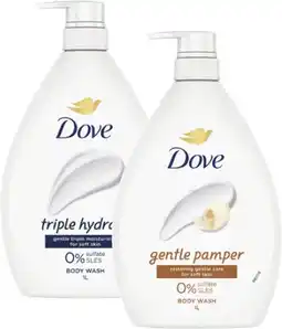 Coles Dove Body Wash 1 Litre offer