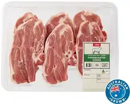 Coles Coles Australian Lamb Forequarter Chops offer
