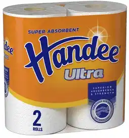 Coles Handee Ultra Paper Towel 2 Pack offer