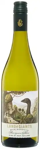 Coles Land of Giants Marlborough Sauvignon Blanc 750mL offer