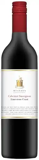 Coles Mildara Limestone Coast Cabernet Sauvignon 750mL offer