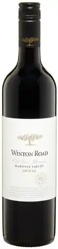 Coles Winton Road Barossa Valley Shiraz 750mL offer