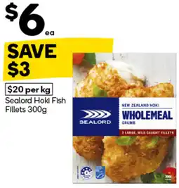 Woolworths Sealord Hoki Fish Fillets offer