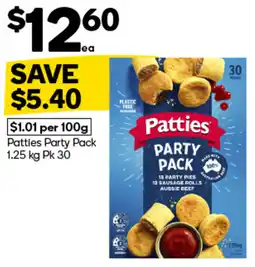 Woolworths Patties Party Pack Pk 30 offer