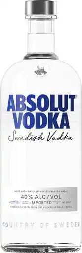 Coles Absolut Vodka 1 Litre offer