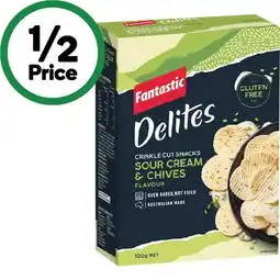 Woolworths Fantastic Delites Oven Baked Crinkle Cut Snacks offer